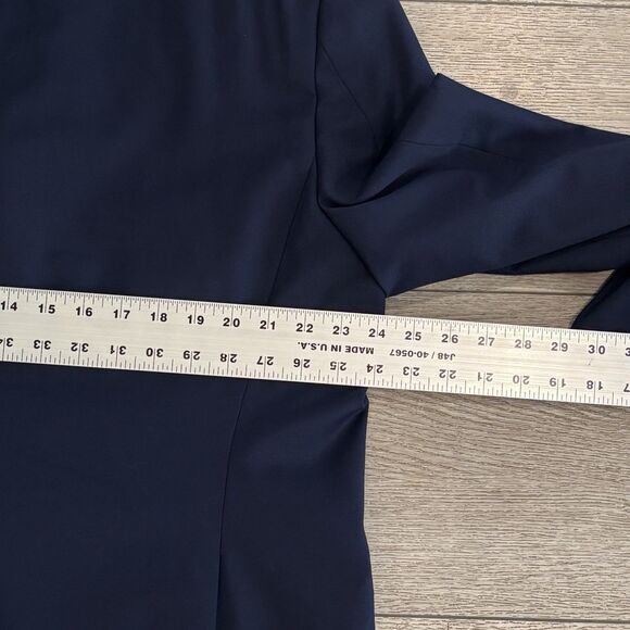 Lauren Ralph Lauren Classic Blazer Men 46R LRL Navy Gold Buttons Wool Sport Coat - Picture 9 of 9